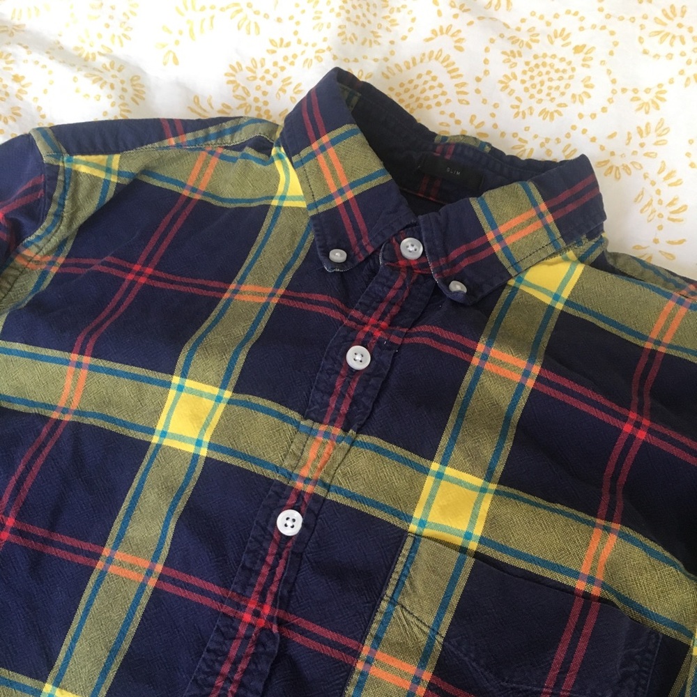 Men’s long sleeve j crew button down